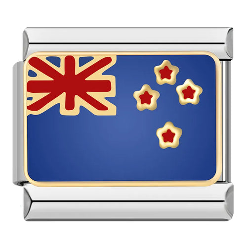 Custom Italian Charm Bracelet Links - Coffee, Spider, Aircraft, Flag & More