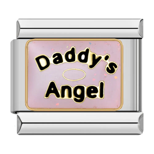 Family & Friendship Italian Charm Links - Dad, Sister, and Angel